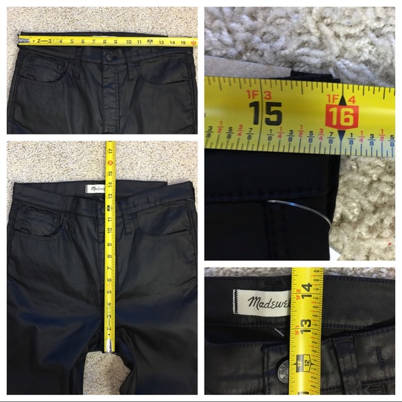 NWT! Madewell 10" High-Rise Skinny Jeans: Coated - Picture 6 of 8